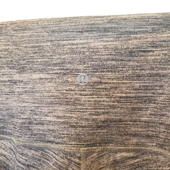 Lululemon cropped high-waist Leggings size 6 Gray - Picture 3 of 6